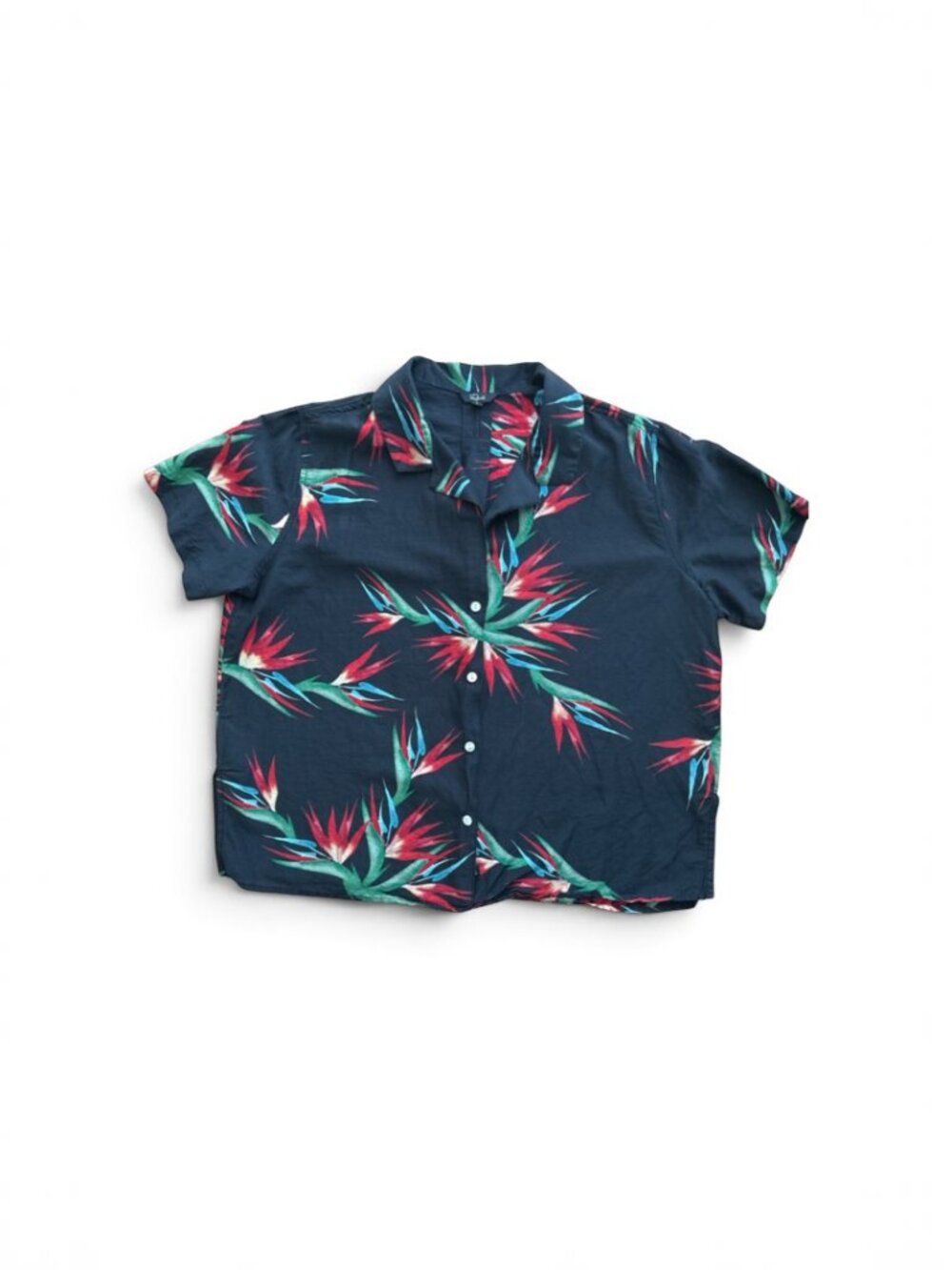 Rails Zuma Short Sleeve Button Down Shirt - Button Paradise Print Size - Size S